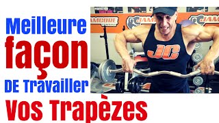 Musculation  Meilleur façon de Travailler Vos Trapèzes  SHRUGS  TIRAGE [upl. by Yrruc]