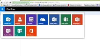 Création dun compte ONEDRIVE [upl. by Marleah482]