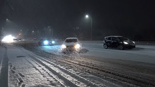 Colorado Springs CO Uphill Road Chaos During Major Winter Storm [upl. by Velda]