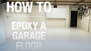 How To Epoxy A Garage Floor  Bunnings Warehouse [upl. by Nyasuh]