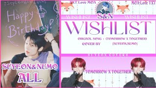 TXT Wishlist Cover By SUYEONNUMO TXTbighit [upl. by Akiehsat751]