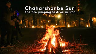 Chaharshanbe Suri the fire jumping festival in Iran [upl. by Ku]