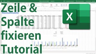 Zeile amp Spalte fixieren  Excel Online Tutorial [upl. by Pavkovic]