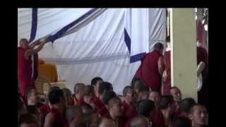 Lama Zopa Rinpoche and Oracle Gyalchen Karma Trinley SERAmp4 [upl. by Antons]