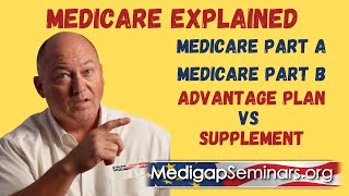 MedicareExplained Parts A amp B Advantage vs Supplement [upl. by Gorey604]