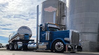 OLDENKAMP TRUCKING AT WEST LEPRINO FOODS PLANT LEMOORECA [upl. by Ramaj]