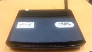 How to Configure BSNL Teracom modem  T2BGawv14U10YBI Video [upl. by Edmea]