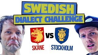 Swedish Dialect Challenge with TheSwedishLad [upl. by Aihsekat]