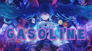 Nightcore  Gasoline versión Spanishlyrics [upl. by Eedya]