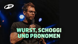 Wurst Schoggi amp Pronomen  Pascal Ruesch [upl. by Anaek433]