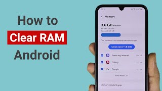 How to Clear RAM or Memory in Android [upl. by Latsryk32]