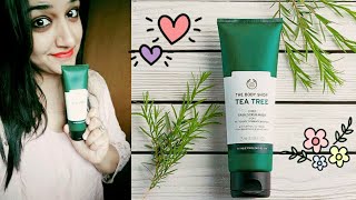 thebodyshop teatree The Body Shop Tea Tree Anti Imperfection Night Mask Review [upl. by Ros]