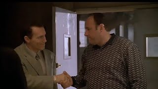 The Sopranos  Tony Soprano and Mikey Palmice  they were like brothers in law [upl. by Menides]