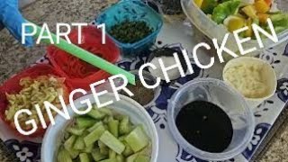 GINGER CHICKEN 🐔 An exclusive Indian Chinese Delicacy Study Guide video EP79 [upl. by Meadow]