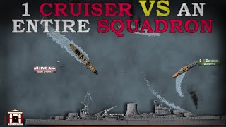 HMS Ajax How a lone British Cruiser destroyed an entire Italian Squadron 1940 Documentary [upl. by Ylenats]