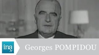 Voeux du président Pompidou pour lannée 1970  Archive vidéo INA [upl. by Tybi]