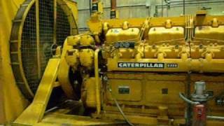 Caterpillar Genset D399 V16 Cat diesel [upl. by Akiv]