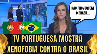 Televisão Portuguesa Mostra Ataques Contra O Brasil [upl. by Nyrroc]