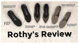 Rothys Review  Everything You Need To Know Before You Buy  Are They Worth It [upl. by Dnomaj]