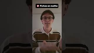 Arrête les fiches en maths [upl. by Eednak]