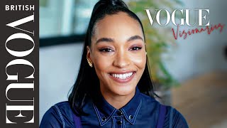 Jourdan Dunn On Becoming A Model  Vogue Visionaries  British Vogue amp YouTube [upl. by Xylia]