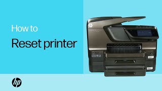 How to Reset your HP Printer  HP Printers  HP Support [upl. by Yrolg228]