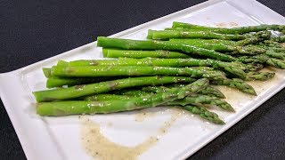 PanSteamed Asparagus with Butter Dressing [upl. by Assyral870]