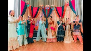 GIDHA amp BOLIYAN PERFORMANCE AT SANGEET  AMAN amp SIMAR 2022  ADELAIDE AUSTRALIA [upl. by Ewold]