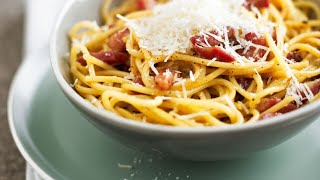 Recette  Pâte carbonara au Cookeo [upl. by Yesrod]