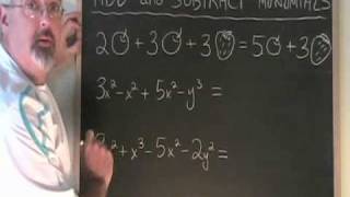 Add and Subtract Monomials [upl. by Zolnay]