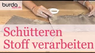 burda style – Leicht fransenden Stoff verarbeiten [upl. by Gayelord]