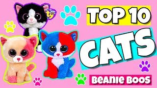 Top 10 beanie boo cats [upl. by Quartis]