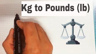 How to Convert KG to Pounds lb Instantly  Fast Math Trick [upl. by Dorinda]