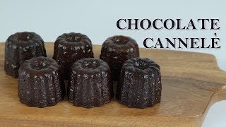 초코까눌레 만들기초콜릿 까눌레Chocolate CanneléCanelé recipeチョコレートカネレ [upl. by Anilemrac]