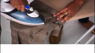 How To Iron Pants  Real Simple [upl. by Aneram]