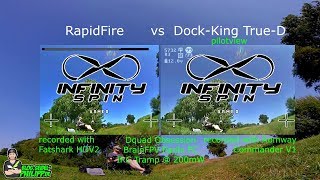 ImmersionRC RapidFire vs FuriousFPV DockKing TrueD [upl. by Orimar]