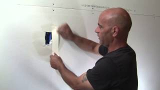 How to repair a hole in your sheetrock with a Strait Flex Perma Patch [upl. by Asirrom33]