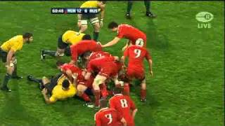 Munster upset Australia 2010 [upl. by Ordnassela]