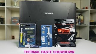 Does The Thermal Paste Matter In a Laptop  4 Paste Showdown [upl. by Stedman]