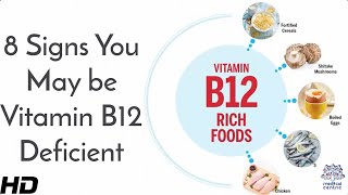 8 Signs You May be Vitamin B12 Deficient [upl. by Yllet283]