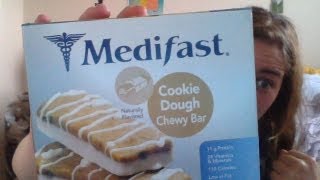 Medifast Cookie Dough Chewy Bar Review [upl. by Acinot844]