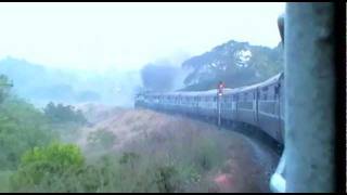 Yesvantpur Kannur Cannanore Express 16517 curving outside Bantawala [upl. by Eelorac]