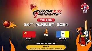 SUKMA XXI SARAWAK 2024  T10 MEN  KEDAH vs PENANG [upl. by Kirimia]