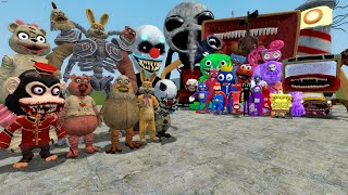 ALL DARK DECEPTION FAMILY VS ALL MONSTERS in Garrys Mod [upl. by Lati37]