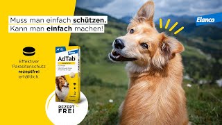 AdTab™ Parasitenschutz für Hunde [upl. by Neltiak]