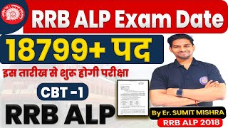 RRB ALP Exam Date 2024  CBT 1  RRB ALP CBT 1 Exam Date 2024  Railway Loco Pilot Exam Date 2024 [upl. by Alusru]