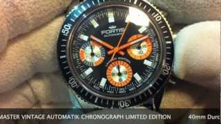 FORTIS MARINEMASTER VINTAGE AUTOMATIK CHRONOGRAPH LIMITED EDITION 8002080 L01 wwwolfertco [upl. by Neeloc]