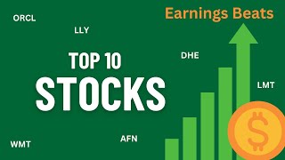 Top Ten Earnings Beat Stocks  Q2 2024 [upl. by Simaj]