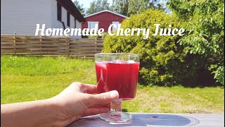 Homemade Cherry Juice [upl. by Ardell923]