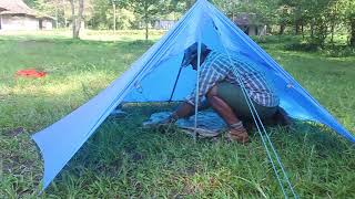 Tarp Tent dari Flysheet 2x3m Standar [upl. by Ecnerat]